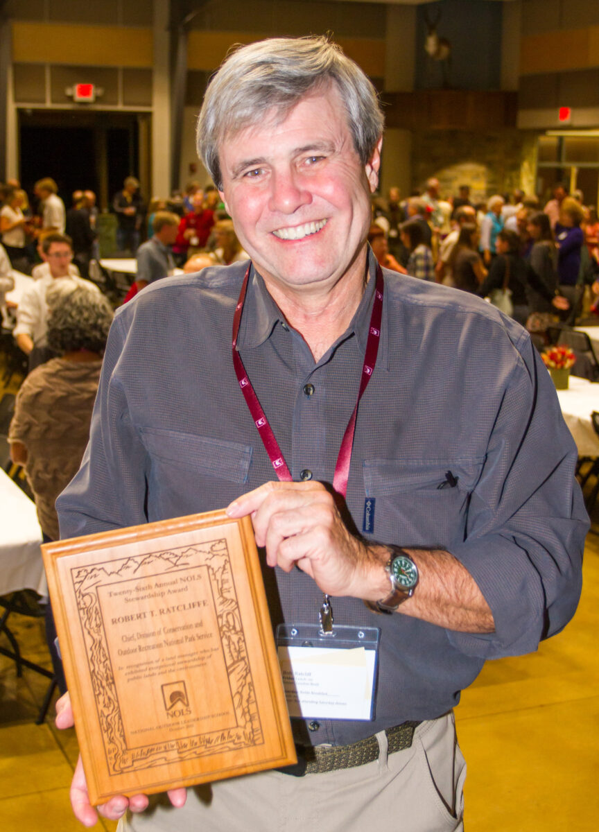 NOLS Stewardship Award Presented to Ratcliffe, Chief of NPS Division of Conservation & Outdoor Recreation