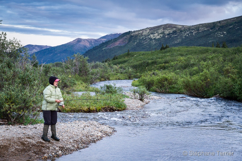 Fishing at Seagull Creek headwaters