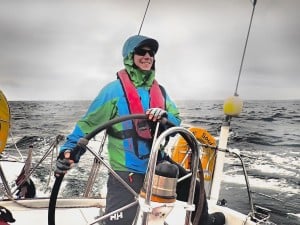 Nick at the helm 