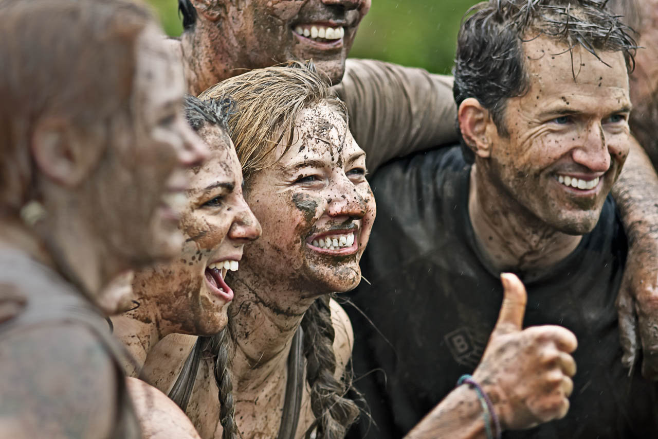 Muddy and happy